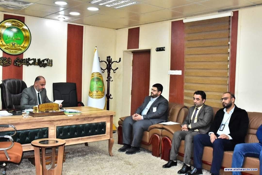 تربية ذي قار تستقبل وفدا من العتبة العباسية المقدسة